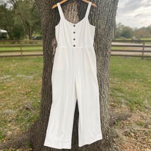 LC Cream Jumpsuit Large